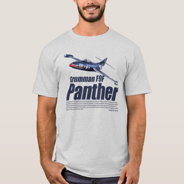 Camiseta "pantera del arte de la aviación de (Anverso)