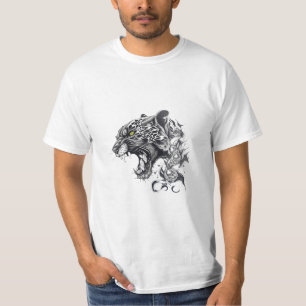 Camiseta Pantera Naturaleza animal salvaje Ilustracion arte