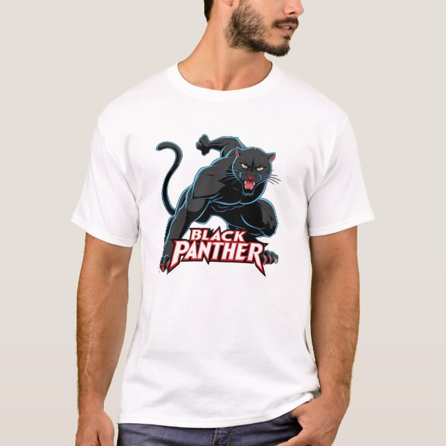 Camiseta Pantera negra. (Anverso)