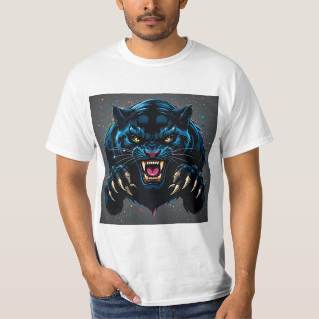 Camiseta Pantera negra (Anverso)