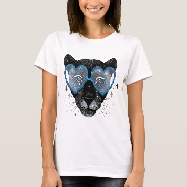 Camiseta Pantera negra - Diseño inspirado en el arte tribal (Anverso)