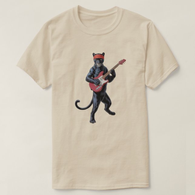 Camiseta Pantera Rock Star (Diseño del anverso)