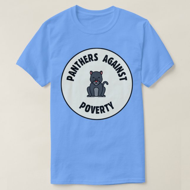 Camiseta Panteras contra la pobreza (Diseño del anverso)