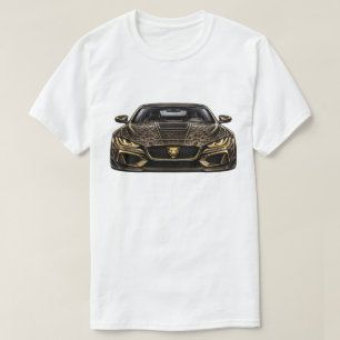 Camiseta Panther Black Performance Coupe—BV-JPB Vista front