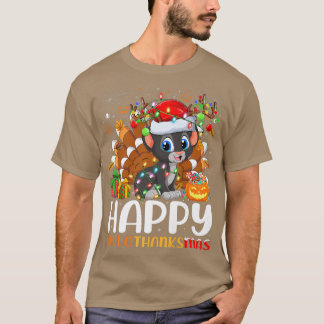 Camiseta Panther Lover Navidades de Halloween Feliz Hallogr