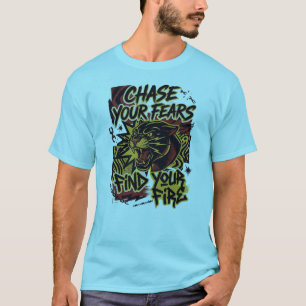 Camiseta Panther "Persigue tus miedos" – Mantén la