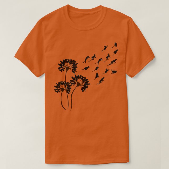 Camiseta Panther Shirt Dandelion Panther Lover (Diseño del anverso)