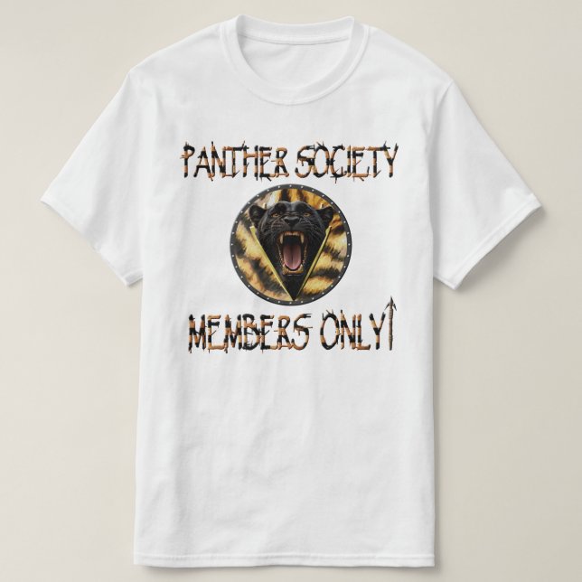 Camiseta Panther Society MO (Diseño del anverso)