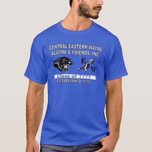 Camiseta Panther y Trending EW Deep Royal Blue (Anverso)