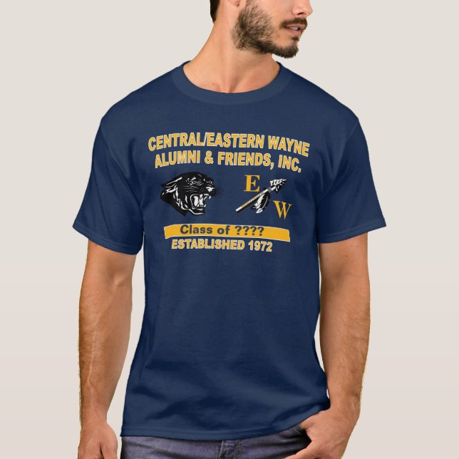 Camiseta Panther y Trending EW Navy Blue T-Shirt (Anverso)