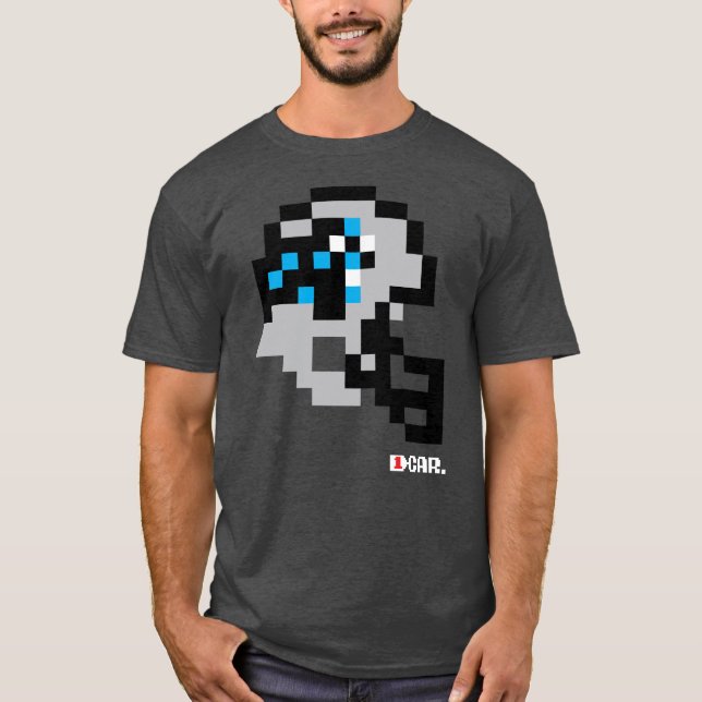 Camiseta Panthers Tecmo Bowl Helmet T-Shirt (Anverso)