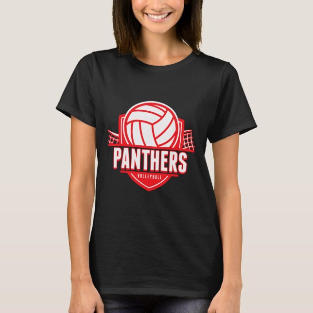 Camiseta Panthers Volleyll Ck Al Espíritu Escolar R  (Anverso)