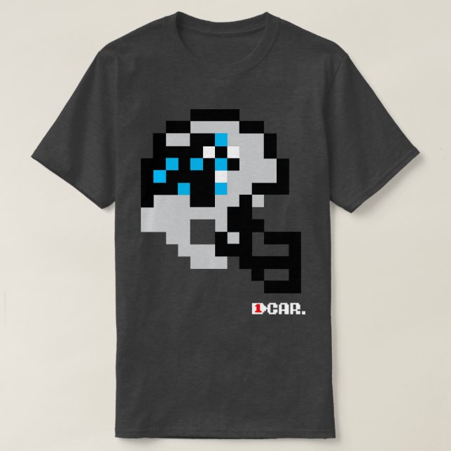 Camiseta Pantthers Tecmo Bowl Helmet (Diseño del anverso)
