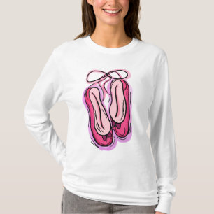 Camiseta Pantuflas de Ballerina damas hoodie