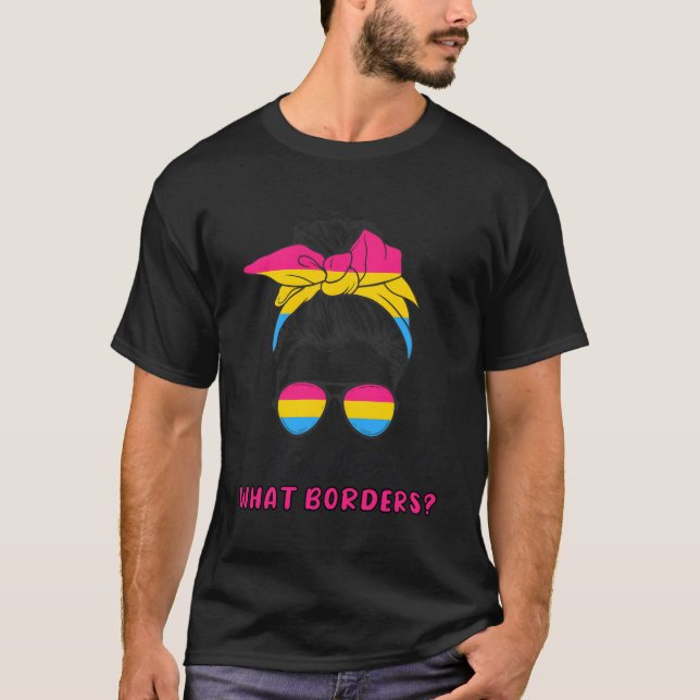 Camiseta Panual Sin Fronteras Amor Bandera Panual (Anverso)