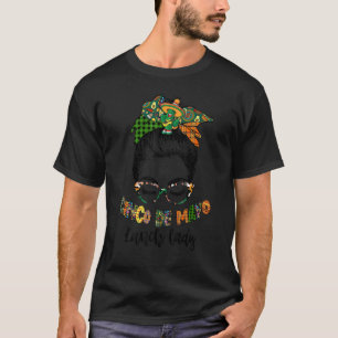 Camiseta Pañuelo de banda de la señora del almuerzo de Cinc