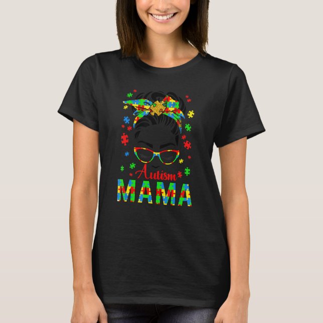 Camiseta Pañuelo de banda de rompecabezas de cabello de moñ (Anverso)