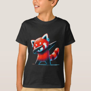 Camiseta Pañuelo De Panda Rojo Para Animales Salvajes Lover