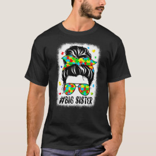 Camiseta Pañuelo de Pelo Desordenado Hermana Mayor Apoyo Mu