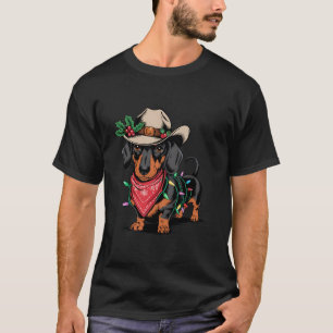 Camiseta Pañuelo de perro dálmata vaquero festivo lindo Nav