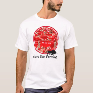 Camiseta pañuelo Personalizado, San Fermín encierro, logo