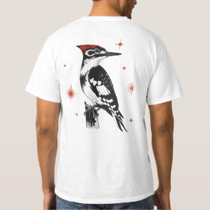Camiseta Pañuelo retro de madera - Arte de tinta de mediado