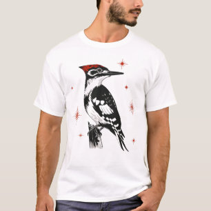 Camiseta Pañuelo retro de madera - Arte de tinta de mediado