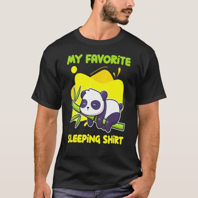Camiseta Pañuelo tardío de cabeza Panda Bear Cul Lluvia Ani (Anverso)