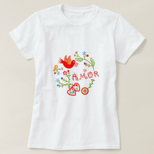 Camiseta pañuelos de amor de San Valentín