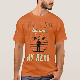 Camiseta Pañuelos de avistamiento de aves vuelan sobre mi c