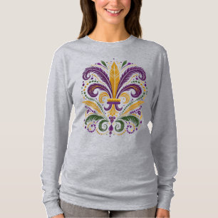 Camiseta Pañuelos de lis amarillo, violeta verde