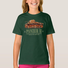 Camiseta Panzer II A2 Guerra Mundial Dos tanques de luz ale