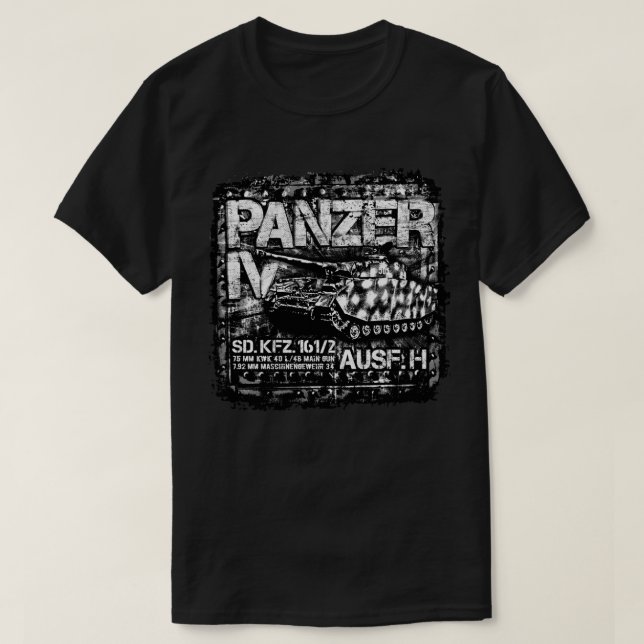 Camiseta Panzer IV (Diseño del anverso)
