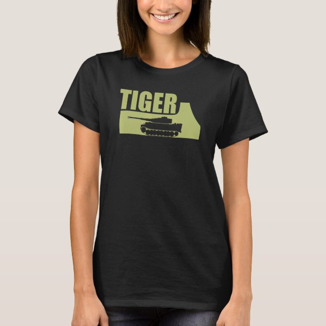 Camiseta Panzer VI Tigre 1 Alemán WW2 1 (Anverso)