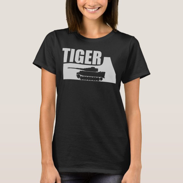 Camiseta Panzer VI Tigre 1 Alemán WW2 2 (Anverso)