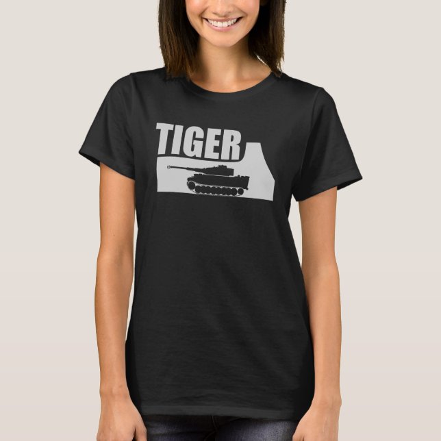Camiseta Panzer VI Tigre 1 Alemán WW2 2 (Anverso)