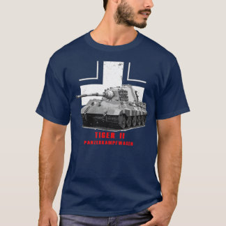 Camiseta Panzerkampfwagen Tigre II Tanque Militar WW2