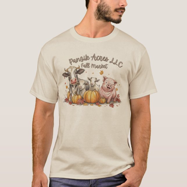 Camiseta Panzik Acres LLC Fall Market TShirt 2025 (Anverso)
