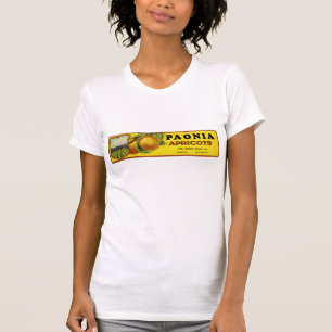 Camiseta Paonia Apricots Label Art