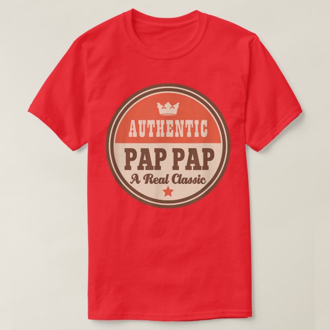 Camiseta Pap Pap Abuelo Abuelo Pap Pap Pap Día del Padres T (Diseño del anverso)