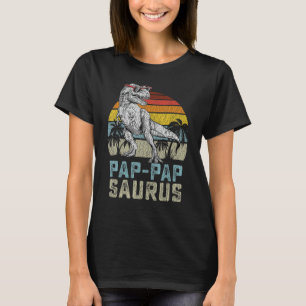 Camiseta Pap Papsaurus Rex Dinosaur Pap Saurus Family M