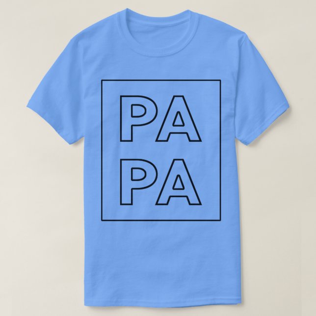 CAMISETA PAPA (Diseño del anverso)