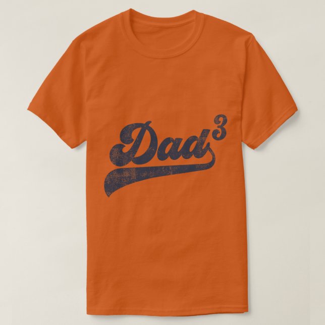 Camiseta Papá3 Papá Abarcó Regalos De Papá 3 Tercero (Diseño del anverso)