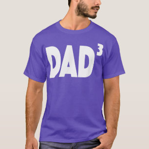 Camiseta Papá3  Papá de 3 Papá por 3 