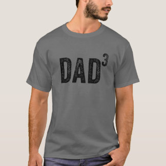 Camiseta Papá3 papá mató a papá de tres hijos papá padre de