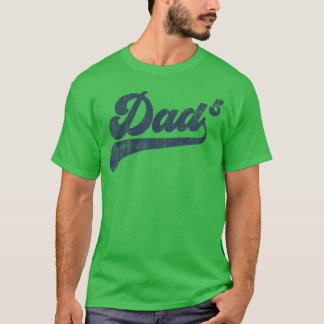 Camiseta Papá5 Papá De 5 Regalos Padre De Cinco Quinto Papá