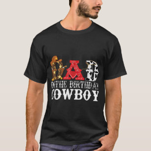 Camiseta Papá 1.ᵉʳ Novio Fiesta de Rodeo Occidental de Vaqu