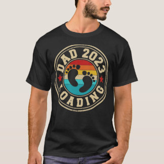Camiseta Papá 2023 cargando retro vintage para el padre nue