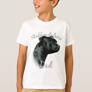 Camiseta Papá 2 de Staffordshire bull terrier