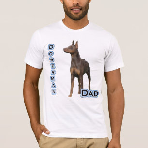 Camiseta Papá 4 del Doberman del moho